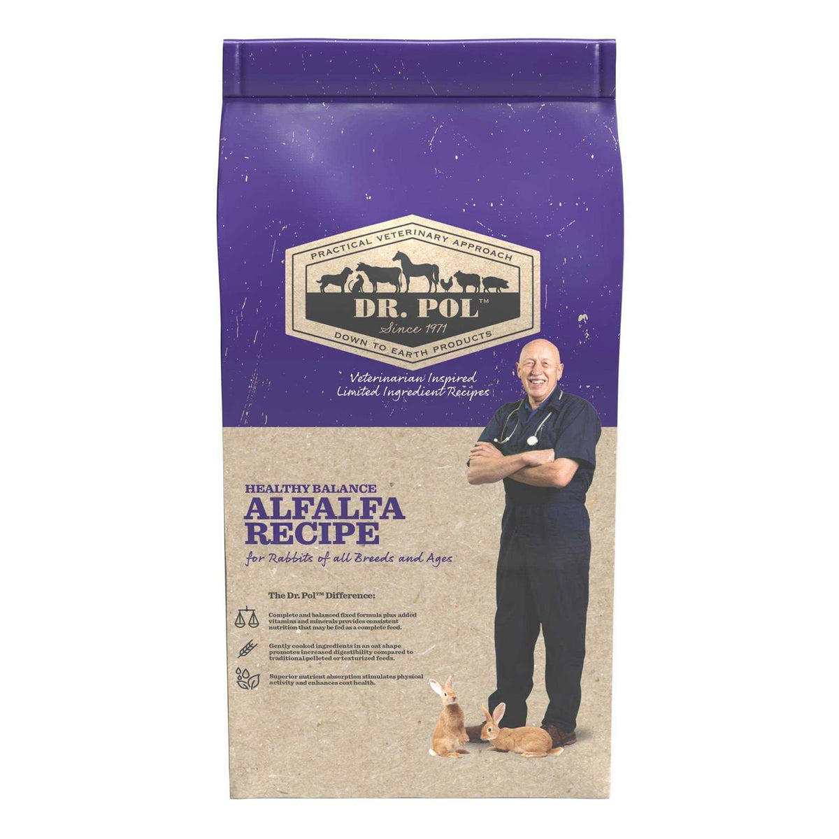 Alfalfa 18% Extruded Rabbit Feed I9119