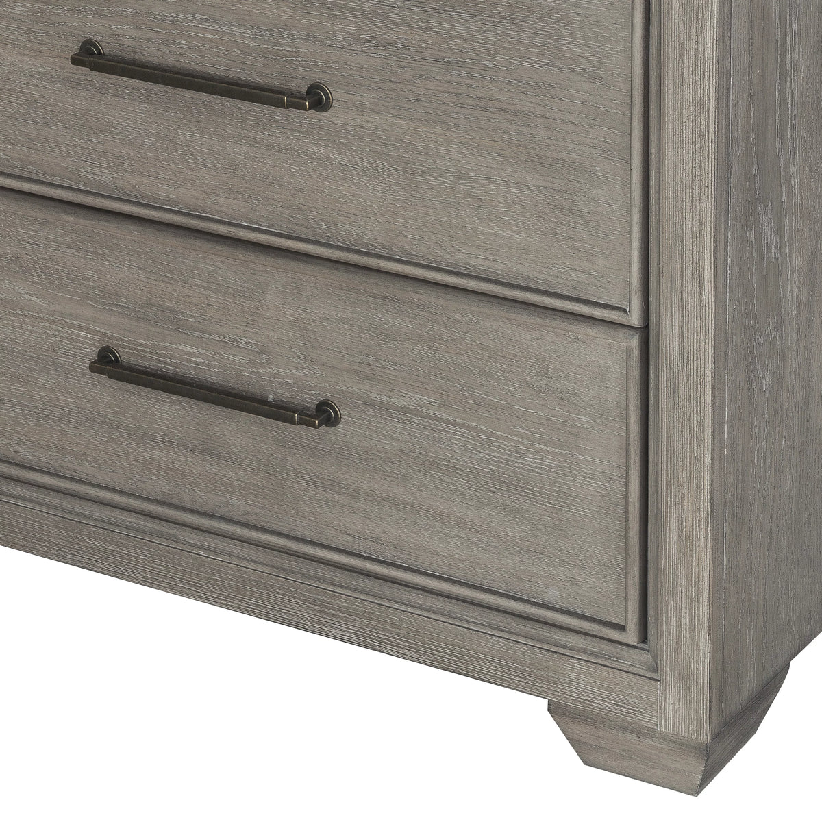 Gray Wood 6 Drawers Dresser J57233