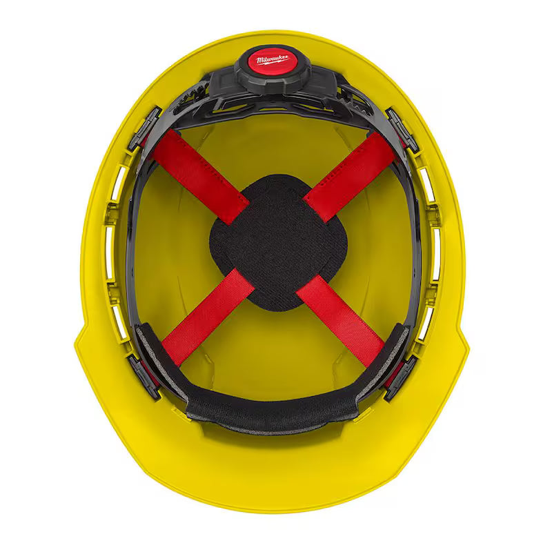 Yellow Type 1 Class C Vented Hard Hat 10-Pack F832378