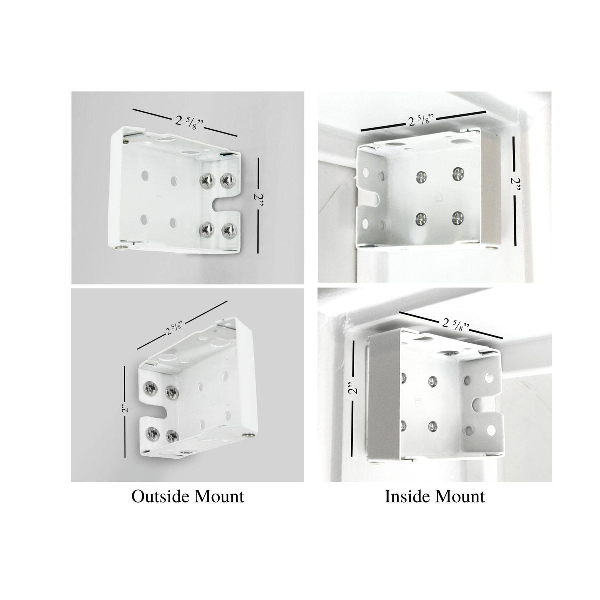 White Cordless Faux Wood Blind T1770
