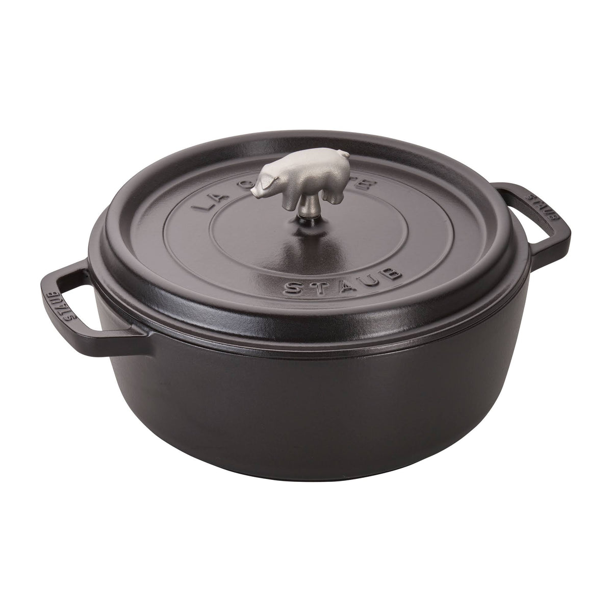 Cast Iron 6-qt Shallow Wide Round Cocotte P30232
