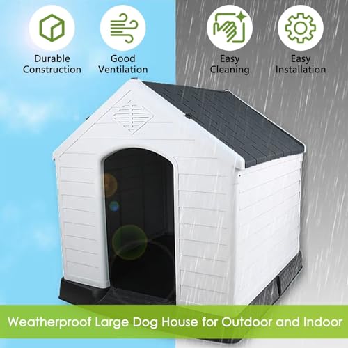 Green Extra Large Plastic Dog House T19849