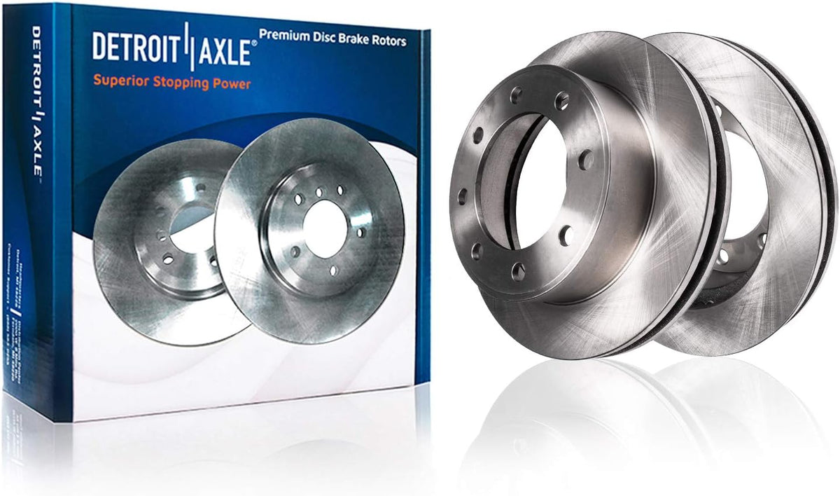 Front Disc Rotors and Brake Pads 4pc Set W52230