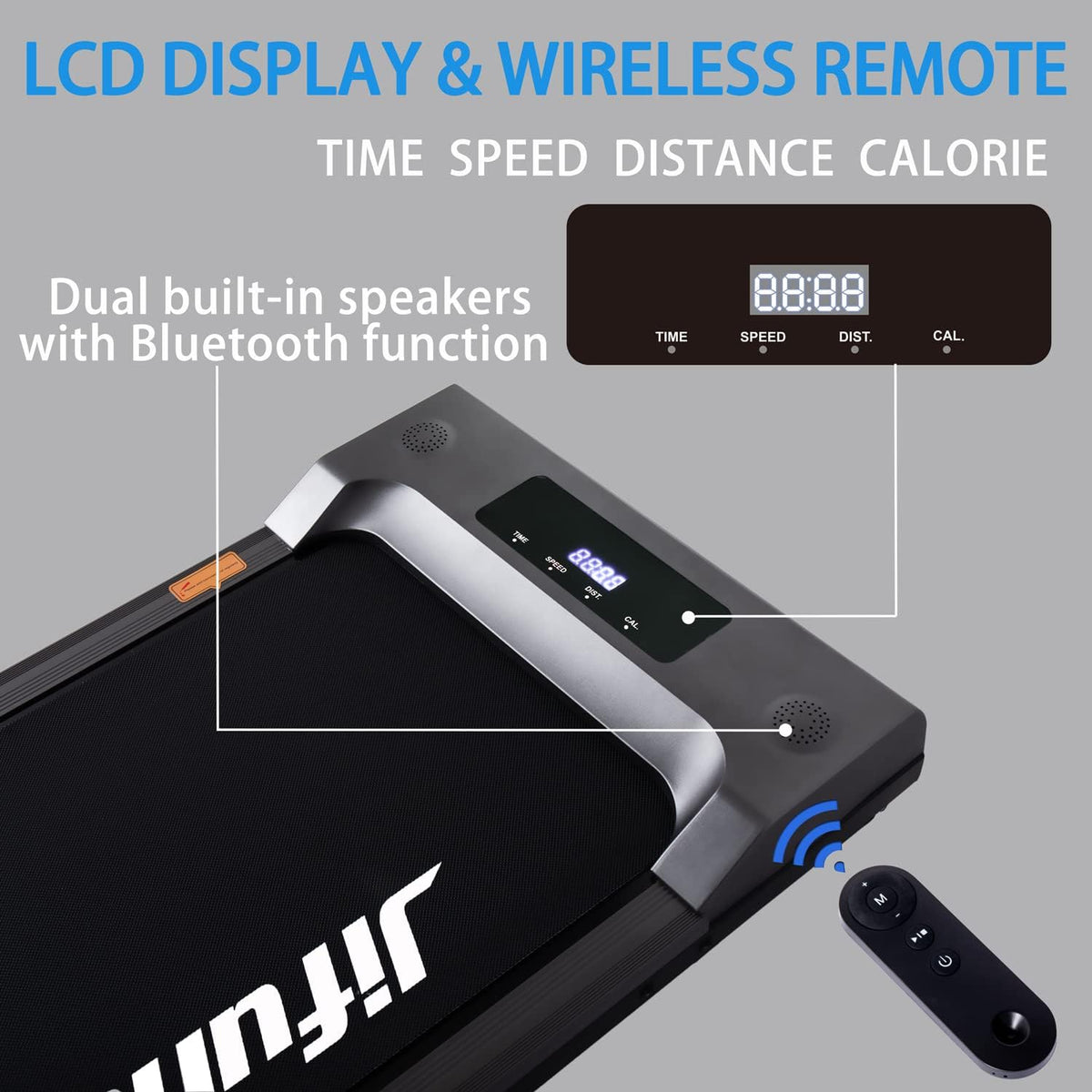 2-in-1 Under Desk Treadmill with LED Display N57248