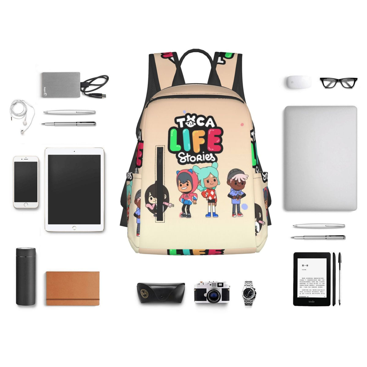 Lightweight Unisex School Backpack for Kids Teens Adult K299