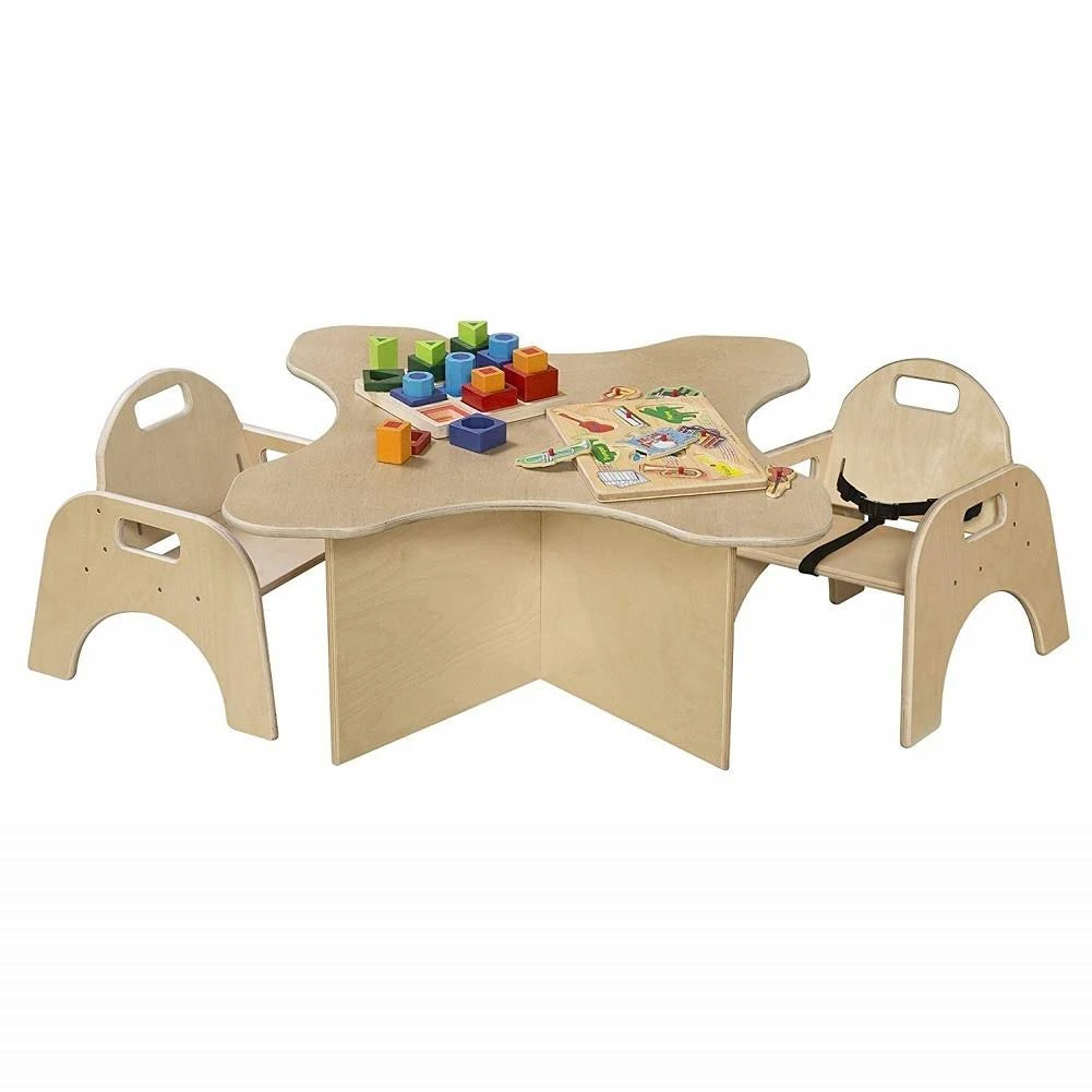 Woodie Chair, 13x22 Seat Height, Carton of 2, Includes Belt Strap W259815