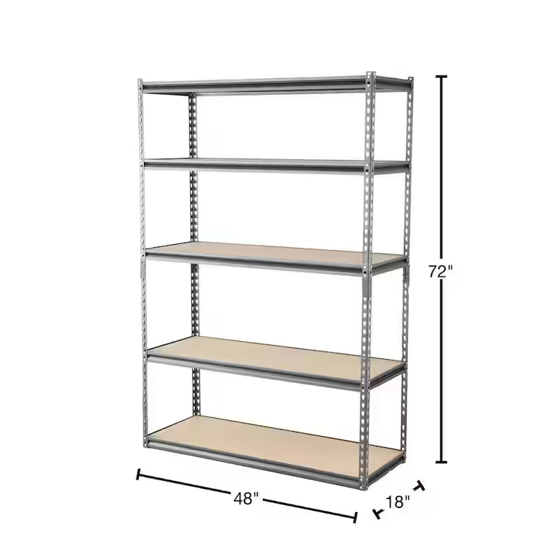 5-Tier Steel Storage Shelving Unit W568718