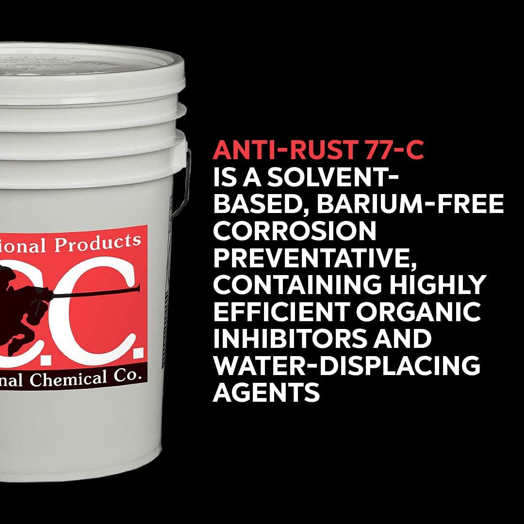 Anti-Rust 77-C Barium-Free Evaporative Solvent Rust and Corrosion Preventative, 5 Gallons Z8076