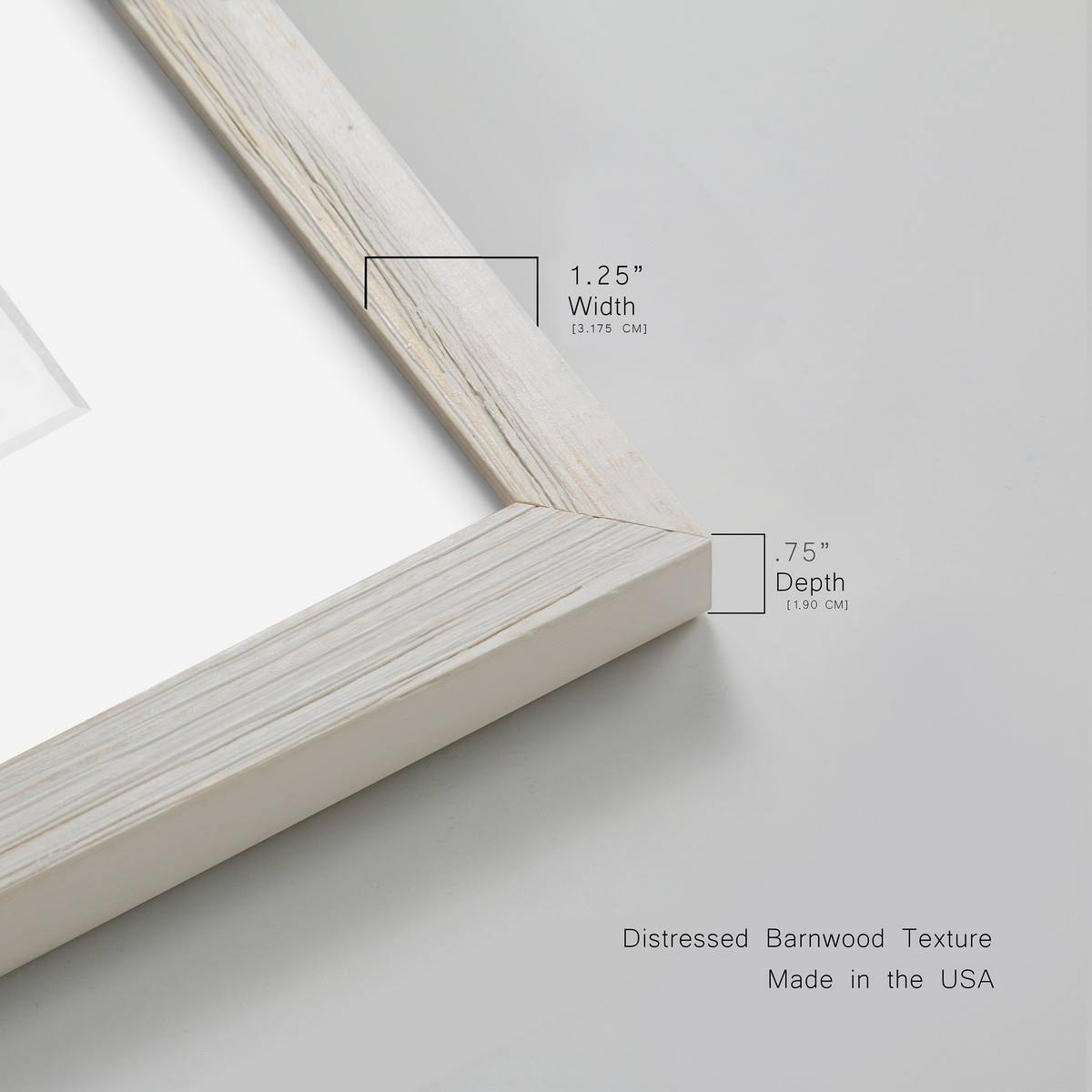 White Framed Print C242759