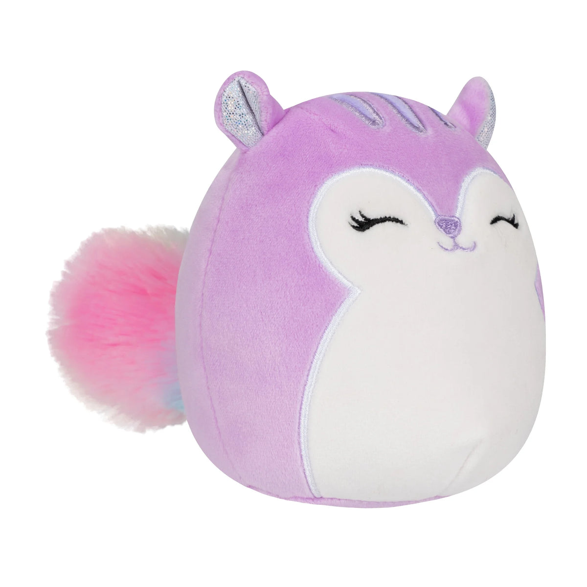 Purple Squirrel Plush 7.5 inch Ultra Soft Stuffed Toy Z398