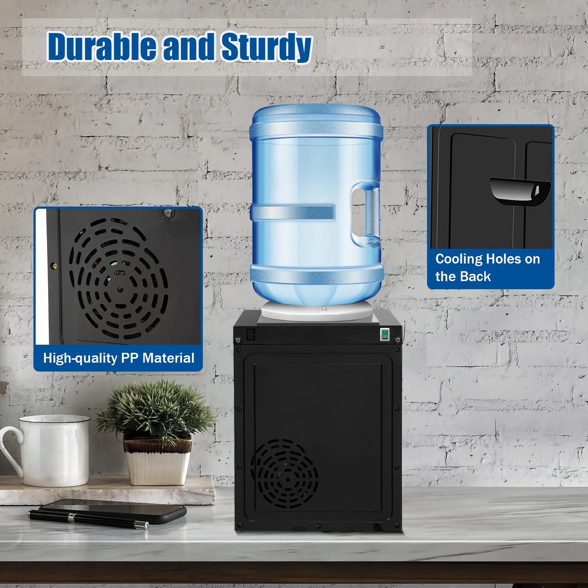 Electric Countertop Hot and Cold Water Dispenser Q157