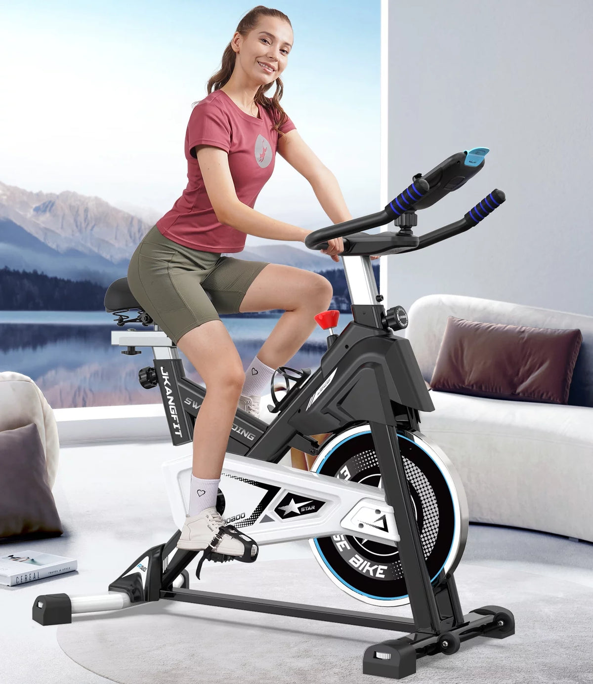 Bluetooth Magnetic Exercise Bike Stationary G73321