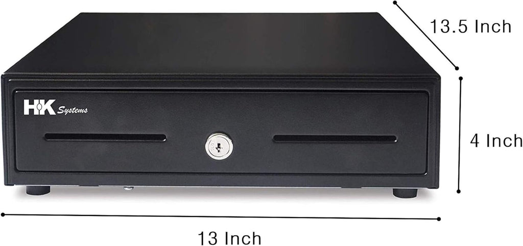 Heavy Duty Black Push Open Cash Drawer with Metal Bracket E3362