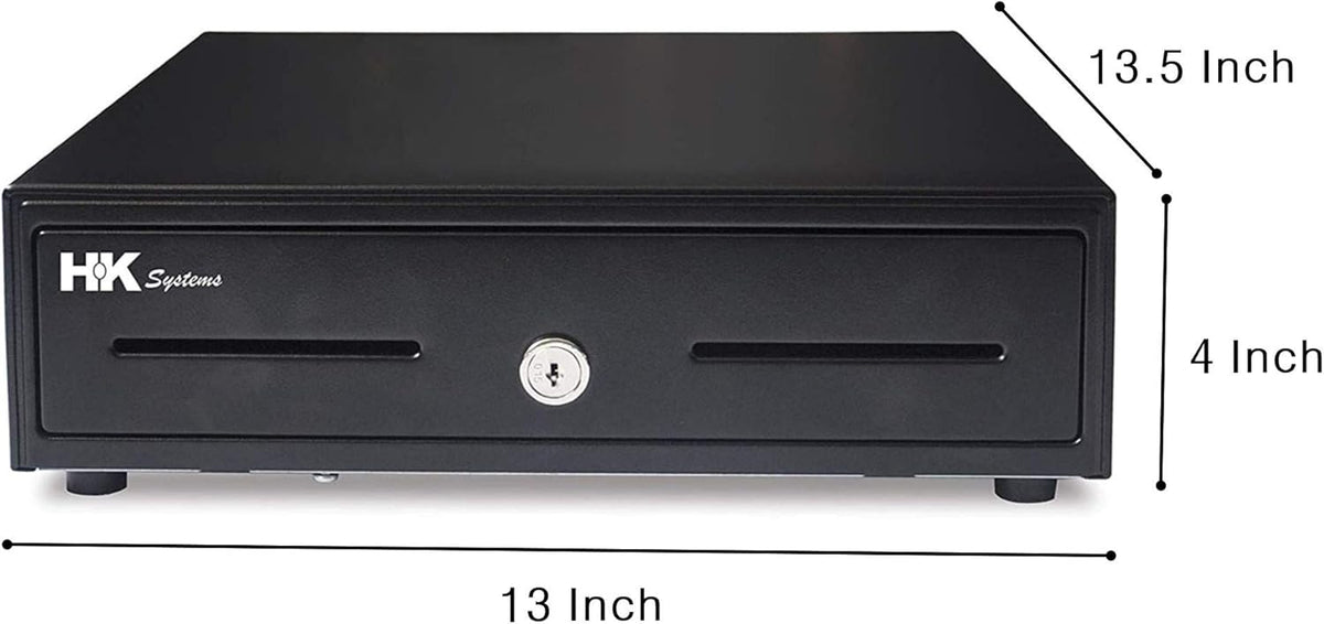 Heavy Duty Black Push Open Cash Drawer with Metal Bracket E3362