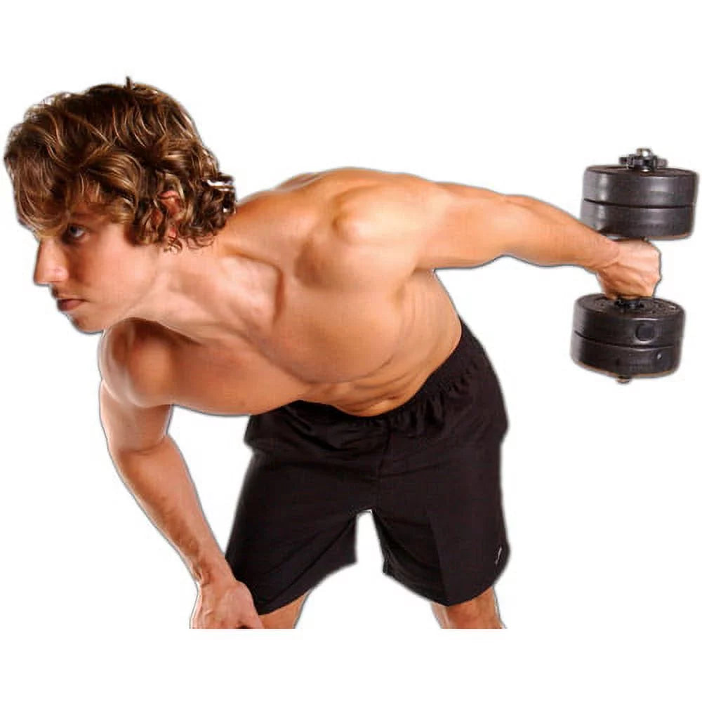 40-Pound Vinyl Dumbbell Set W58604
