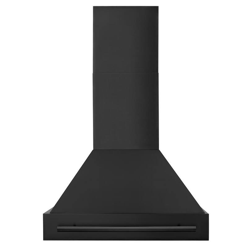 30 in. 400 CFM Convertible Wall Mount Range Hood Black Stainless Steel G122