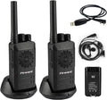 Rechargeable 4 Pack Two Way Radios with Programming Cable W99859