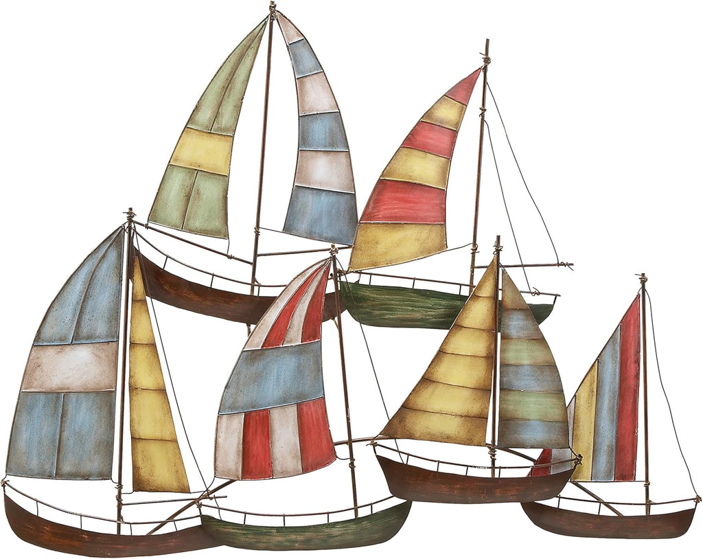 Metal Sailing Boat Decor V671178