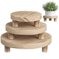3 Pcs Wood Plant Stand Indoor Outdoor R22260