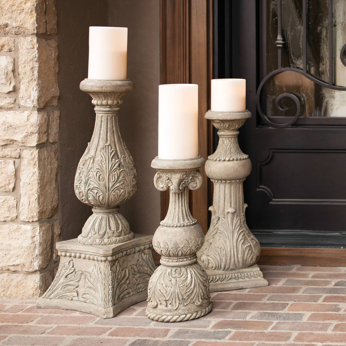 30in Floor Candlestick G115614