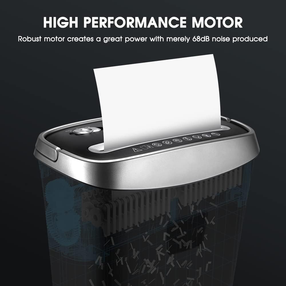 8-Sheet Cross-Cut Paper and Credit Card Shredder, 3.96 Gallon C3086
