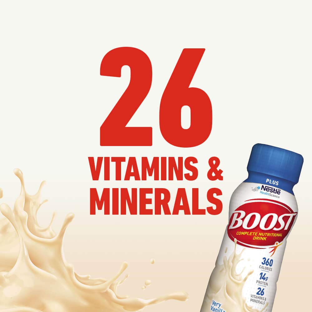 Very Vanilla 8 fl oz Bottle 12 Pack Nutritional Drink G1710