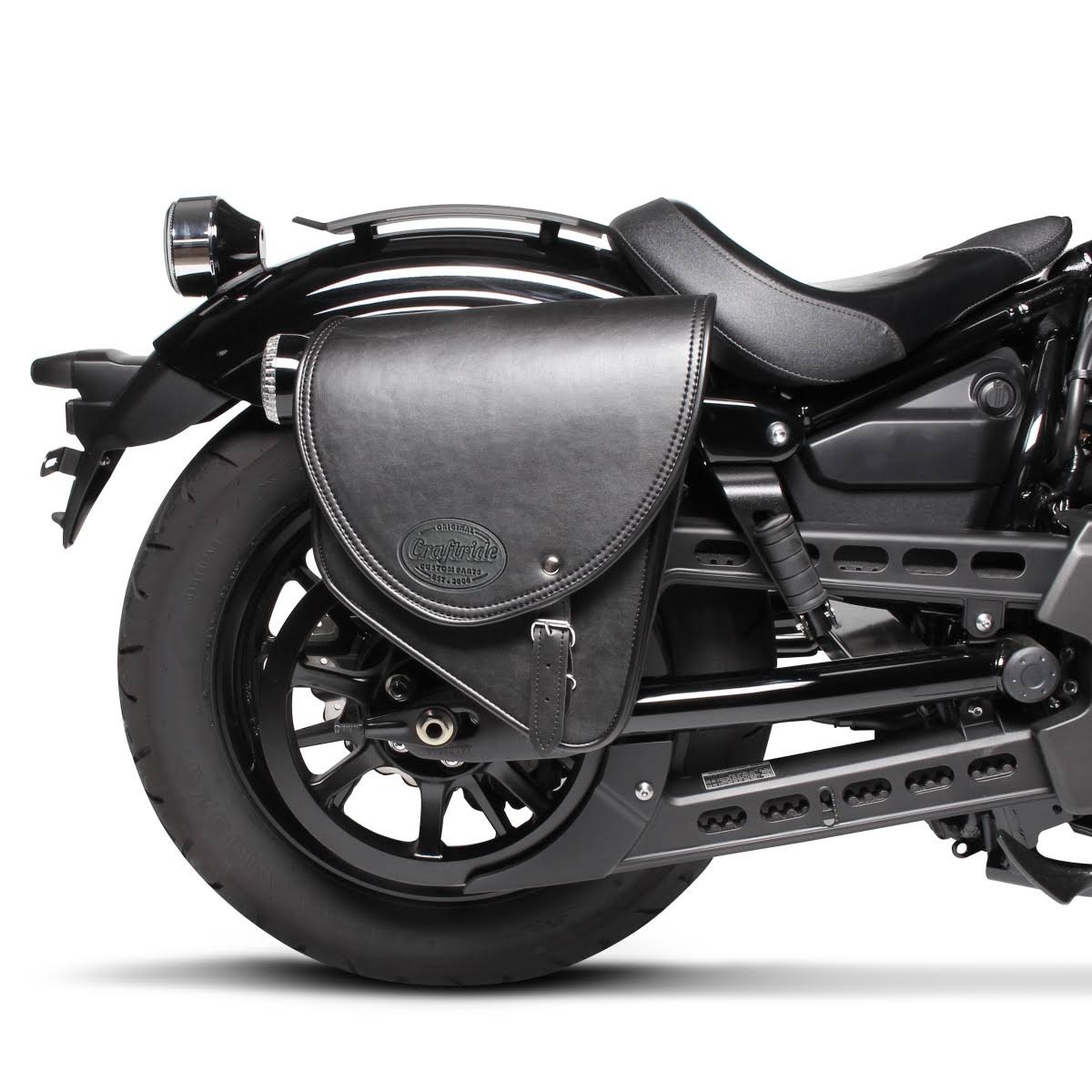 Black Motorbike Saddlebag Side Bag Y27667