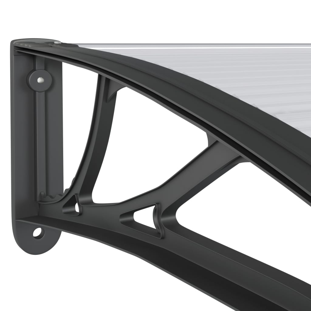 Door Canopy Black Polycarbonate X192708