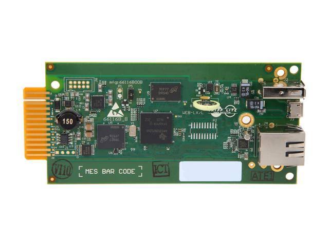 Tripp Lite UPS Web Management SNMP Card Accessory Remote Monitoring O3590