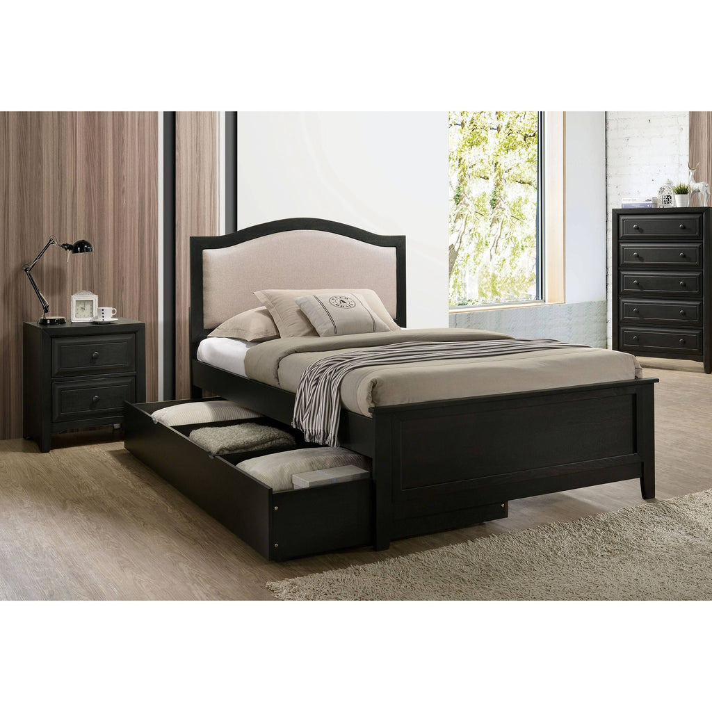 Dark Grey Wood Trundle Y77190