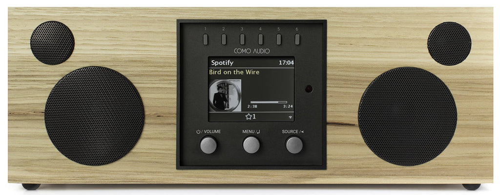 Hickory/Black Wireless Music System U348