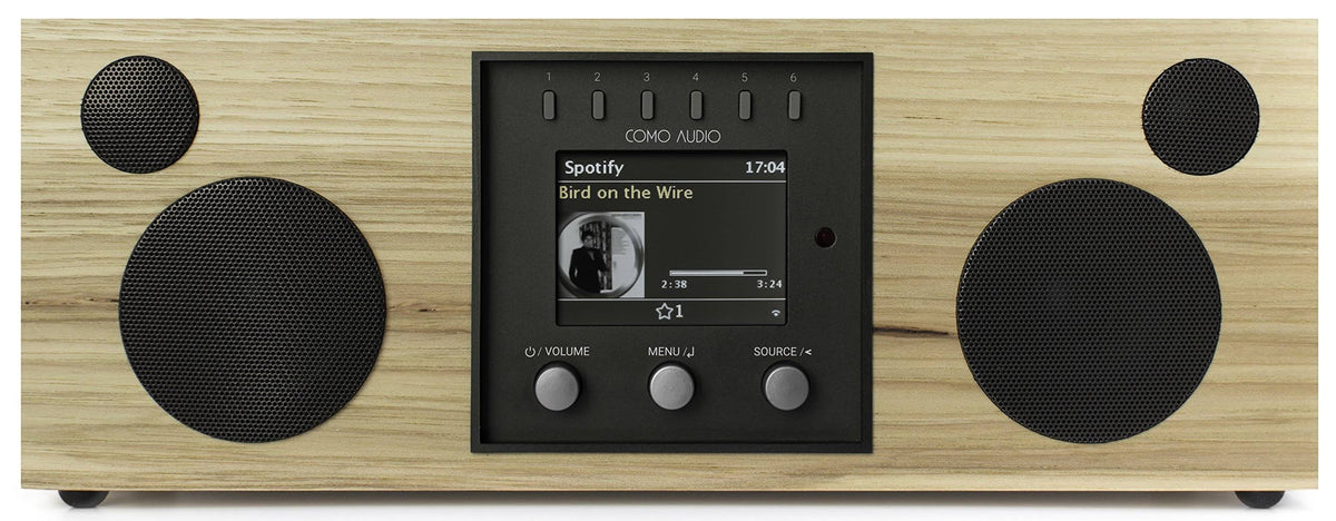 Hickory/Black Wireless Music System U348