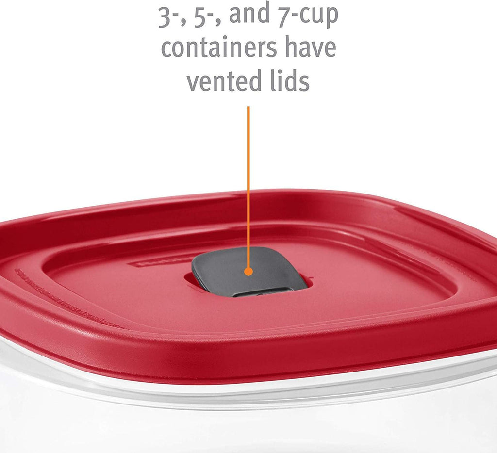 Red Square 5-Cup Food Storage Container (Pack of 3) L396304