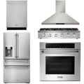 36 Propane Gas Rangetop, Range Hood, Wall Oven, Refrigerator with Water and Ice Dispenser, Dishwasher S485224