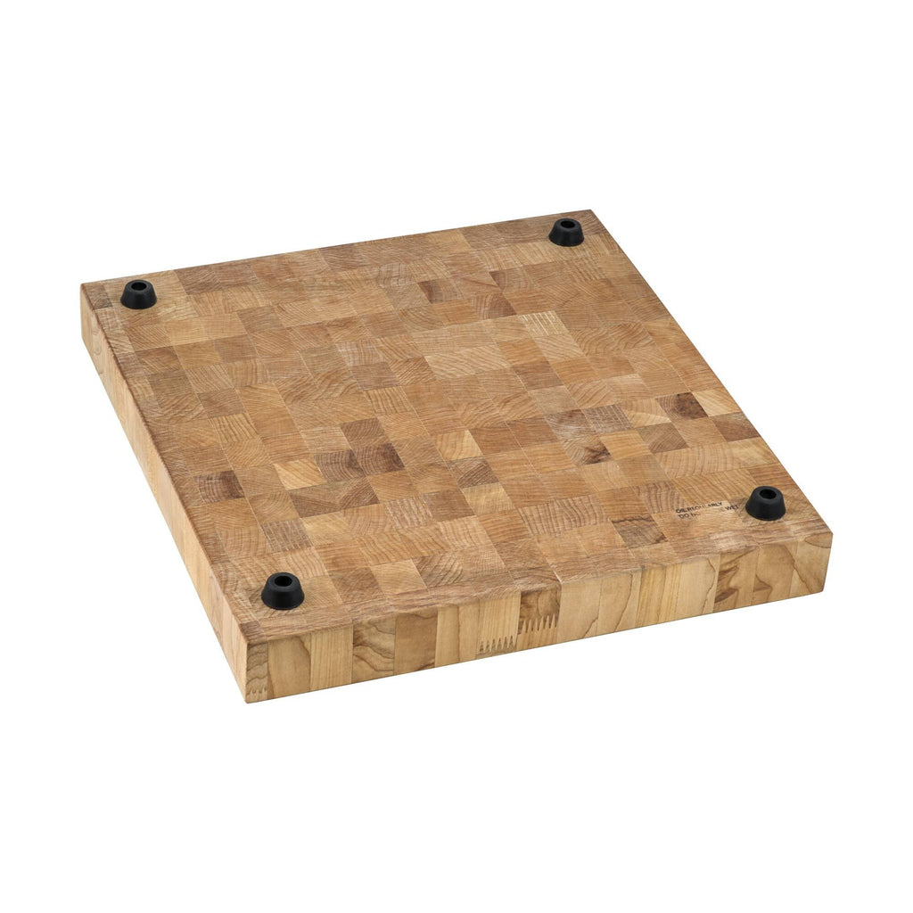 17 x 16 x 2 inch Thick End-Grain American Maple Solid Wood Cutting Board G4834