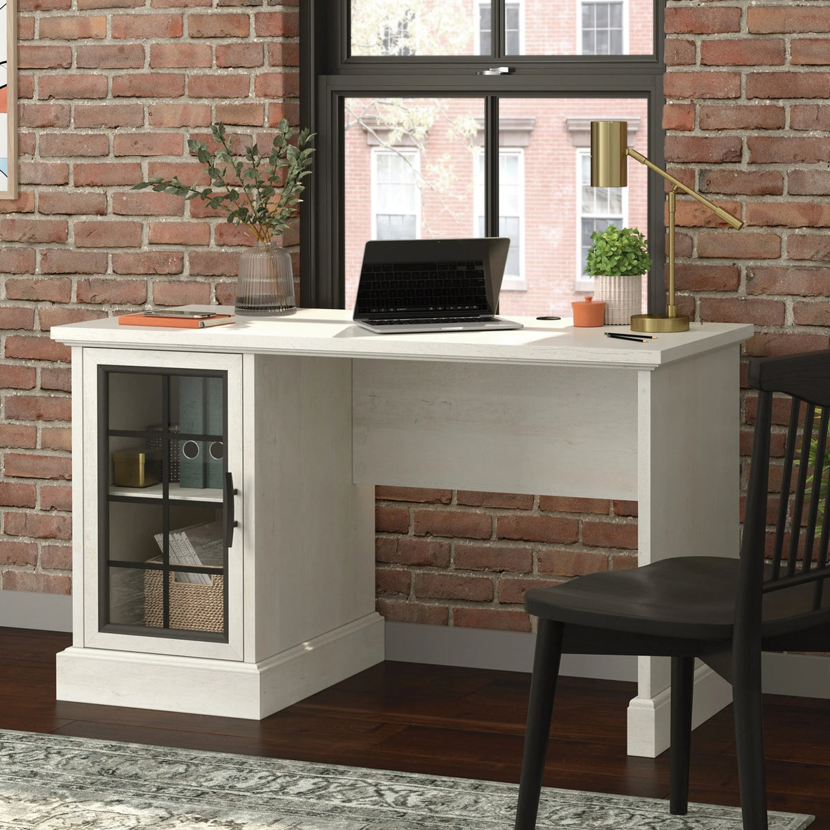 Engineered Wood Desk in Winter Oak Finish X802249