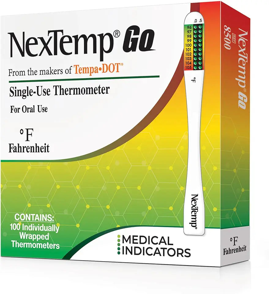 Single-Use Disposable Thermometers 100-Pack K85909