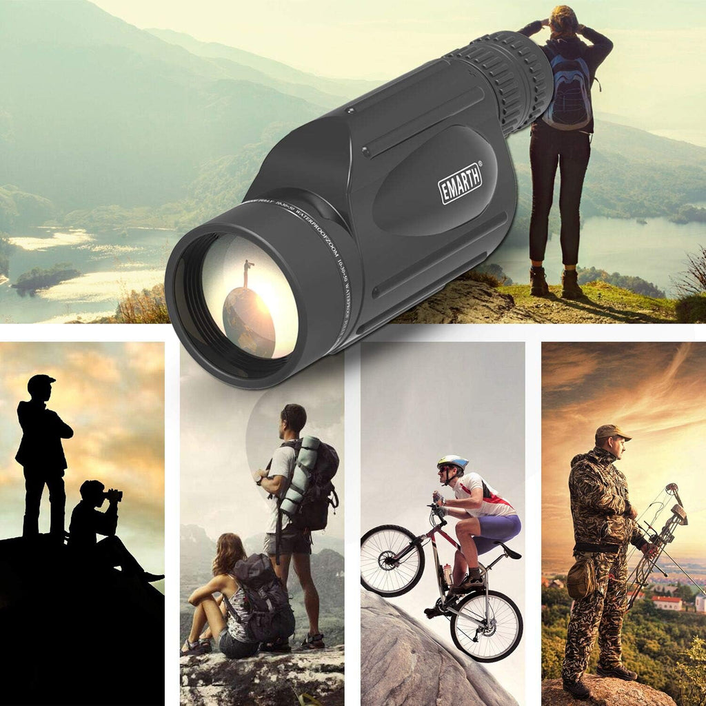 10-30X50 Zoom Monocular Telescope BAK4 Prism Waterproof A5781