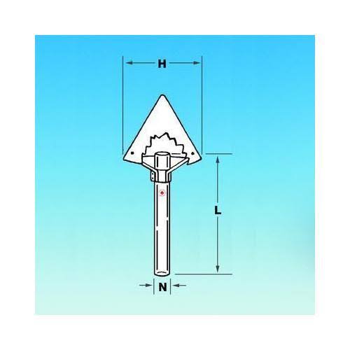 Modified Air Sampling Cane, 25 mm U295115