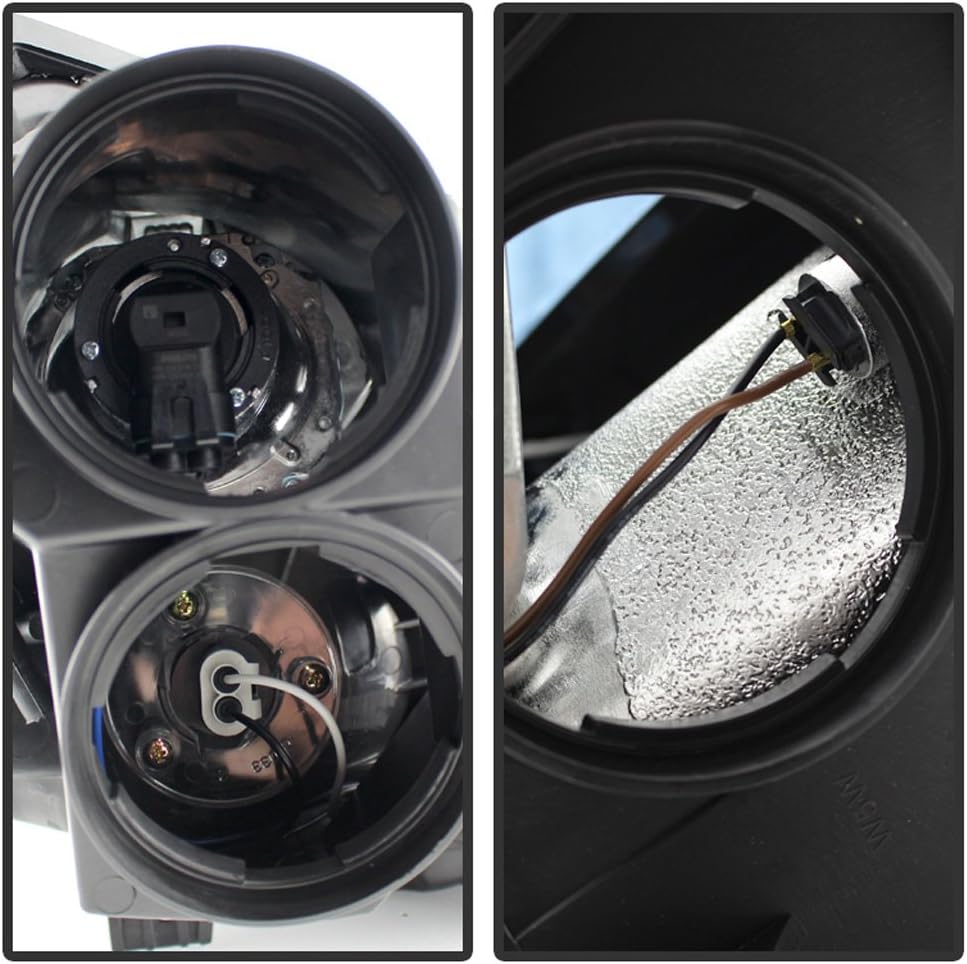Smoke Halogen Projector Headlights J92107