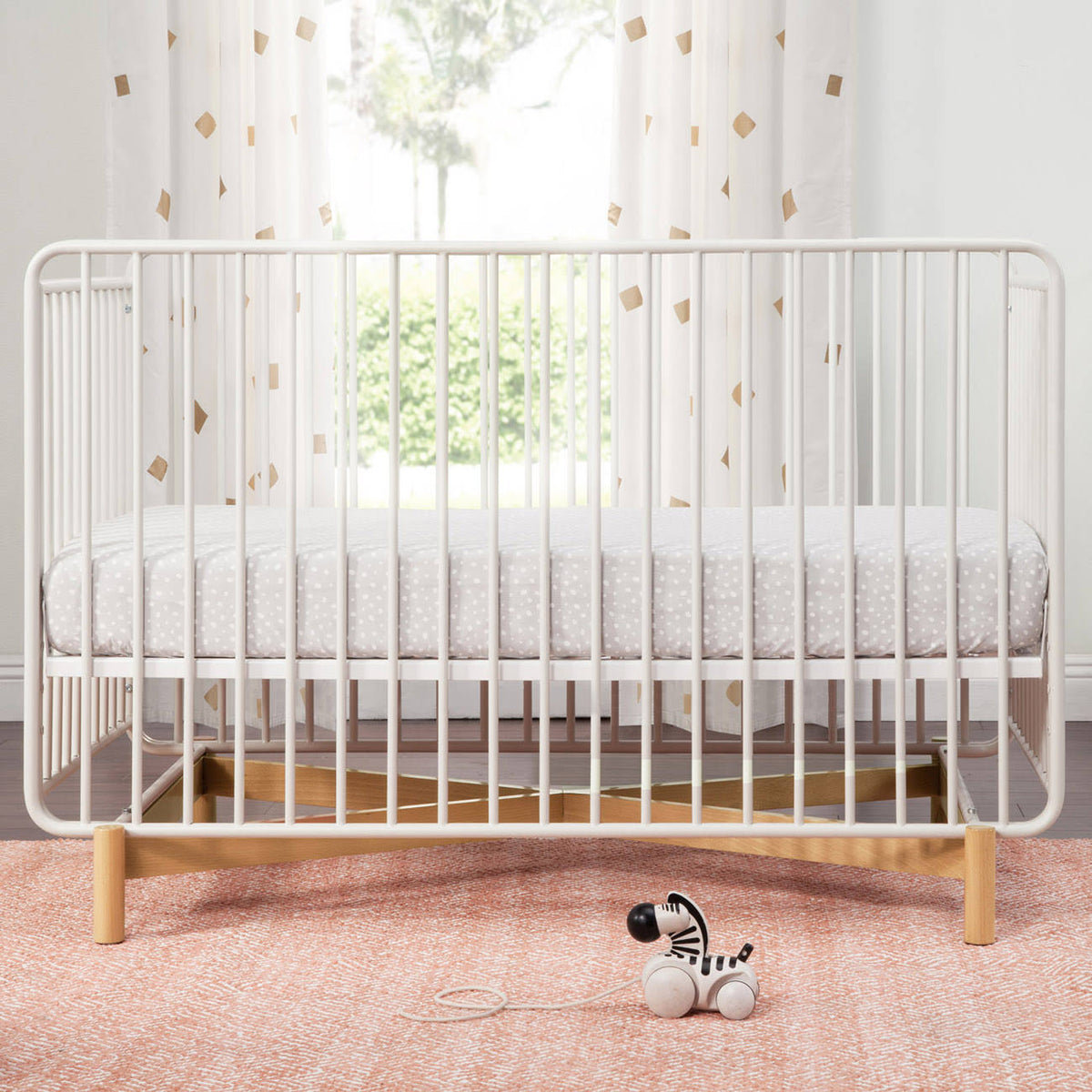 Metal Crib with Toddler Bed Conversion Kit N73582