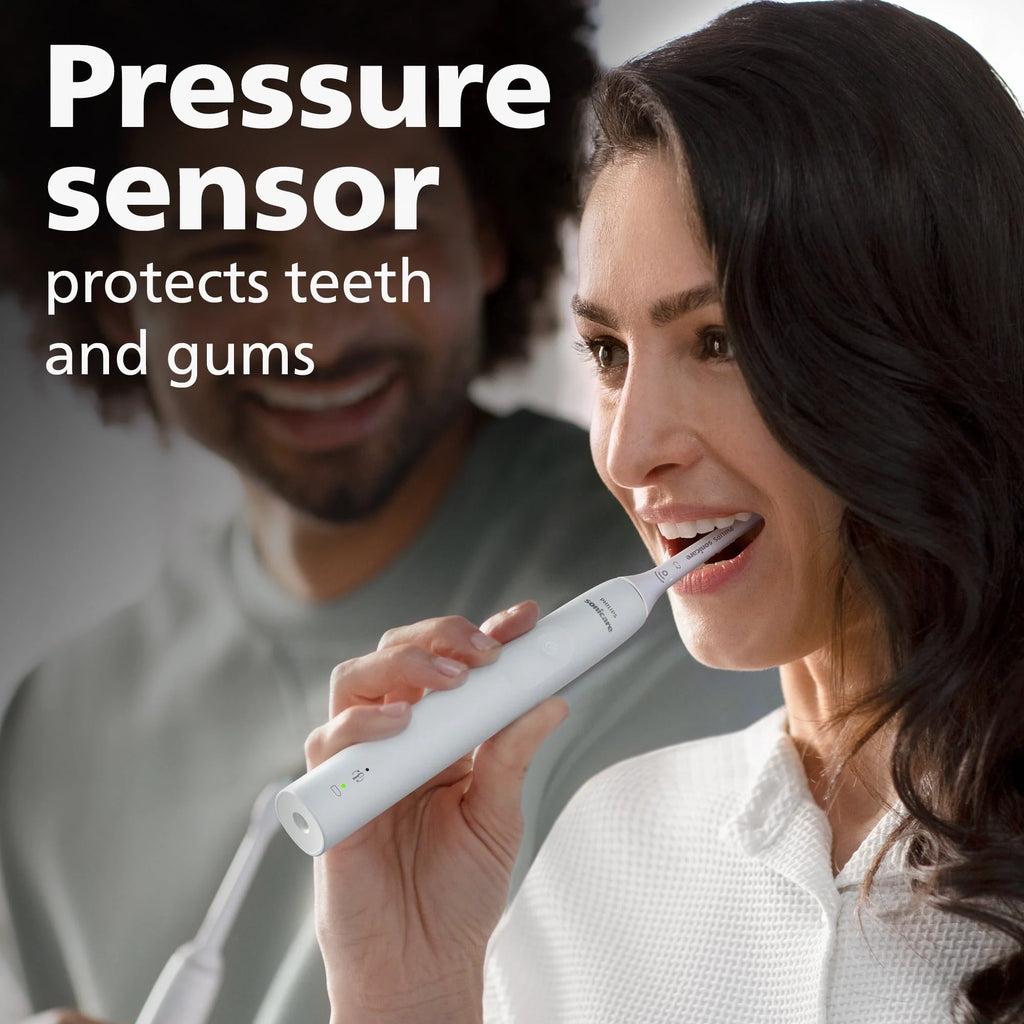 Rechargeable Electric Toothbrush with Pressure Sensor D886495