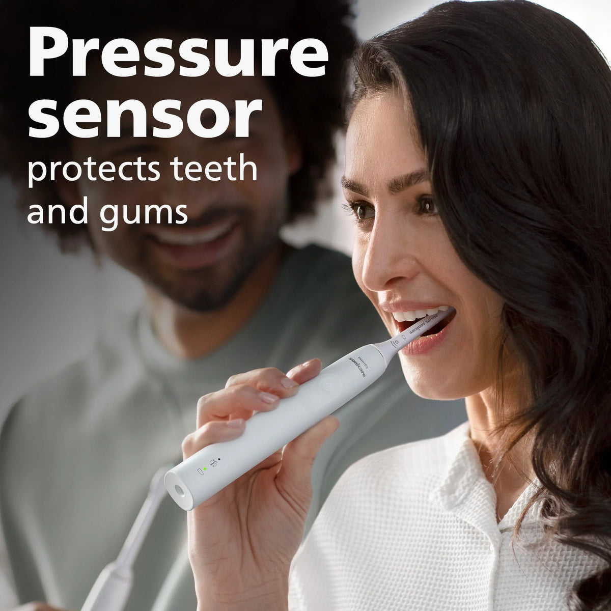 Rechargeable Electric Toothbrush with Pressure Sensor D886495