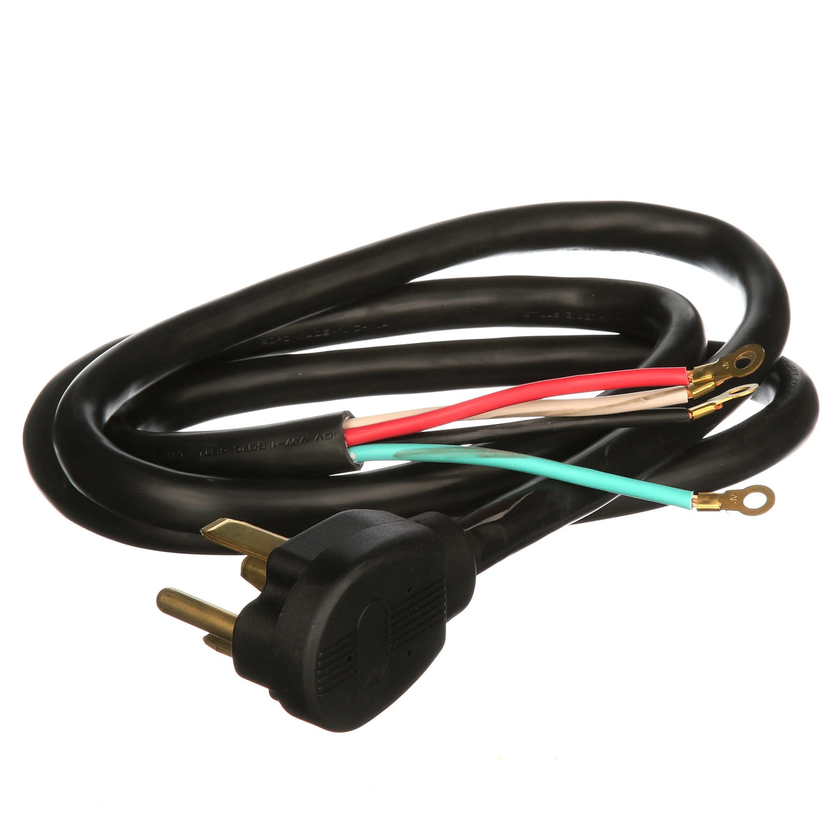6FT 10AWG 4 Prong Black Dryer Cord C140