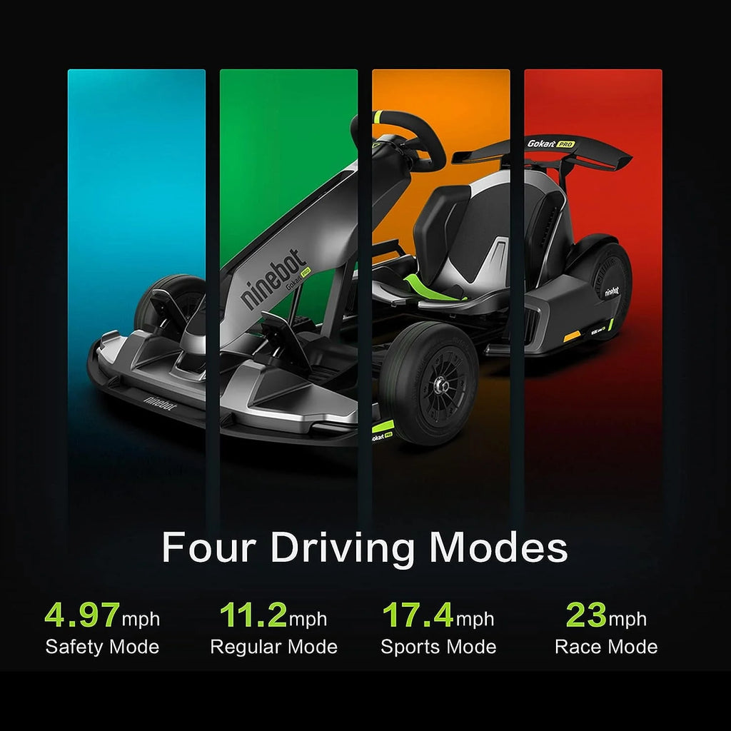 Electric GoKart, 23 Miles Range, 15.5MPH, 220lbs, Black X622572