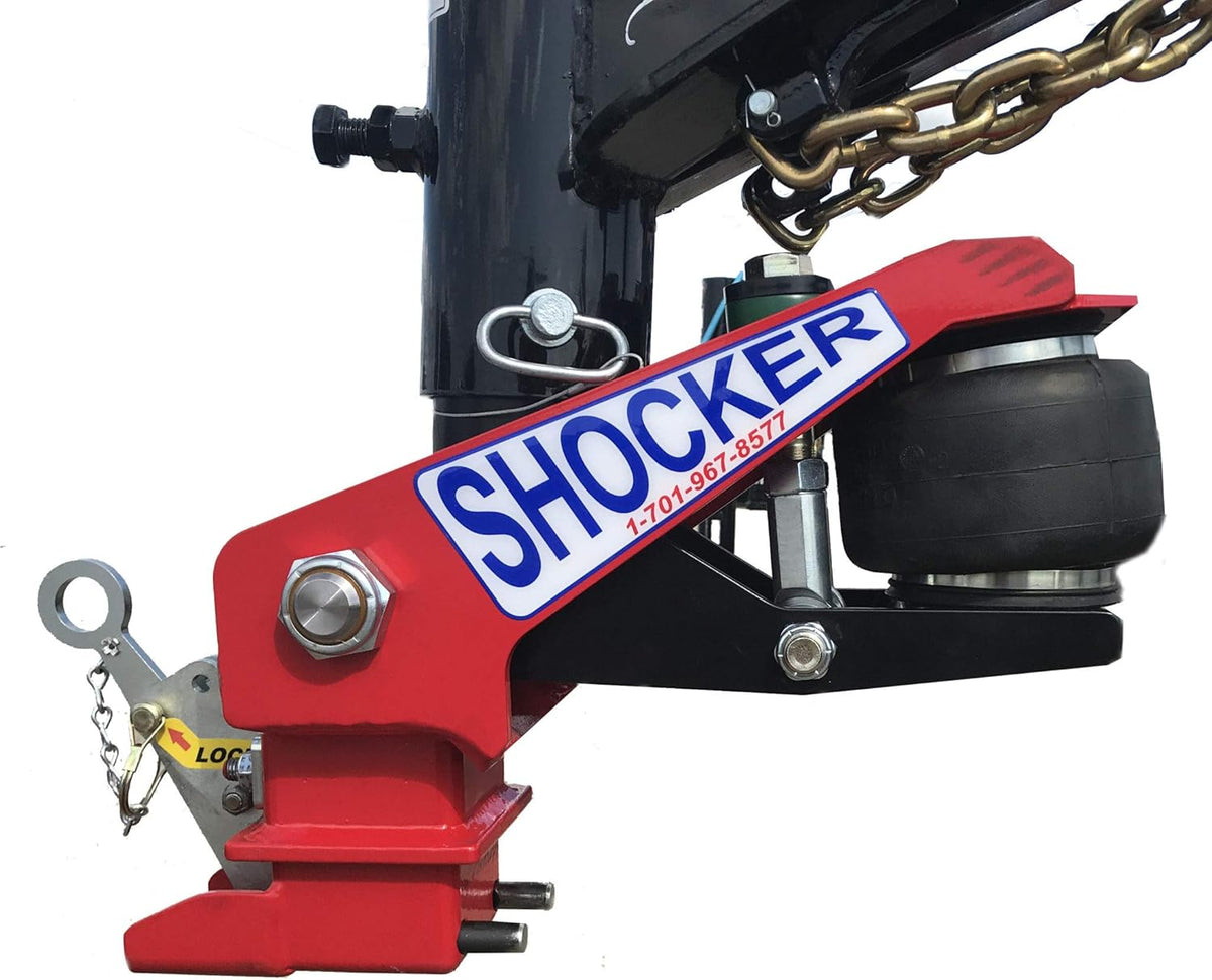 Round 4" Straight Pin 30K SL Gooseneck Air Hitch & Coupler R852