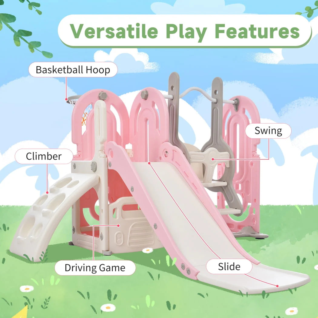 Toddler Climber and Slide Set 4 in 1 Blue C501594