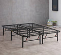 California King Raised Metal Platform Frame Y727