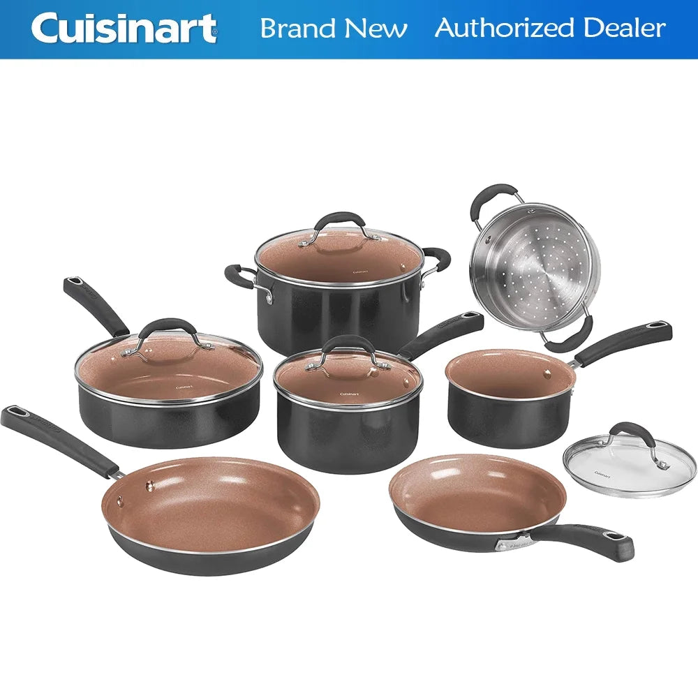 11 Piece Non-stick Ceramic Cookware Set V768