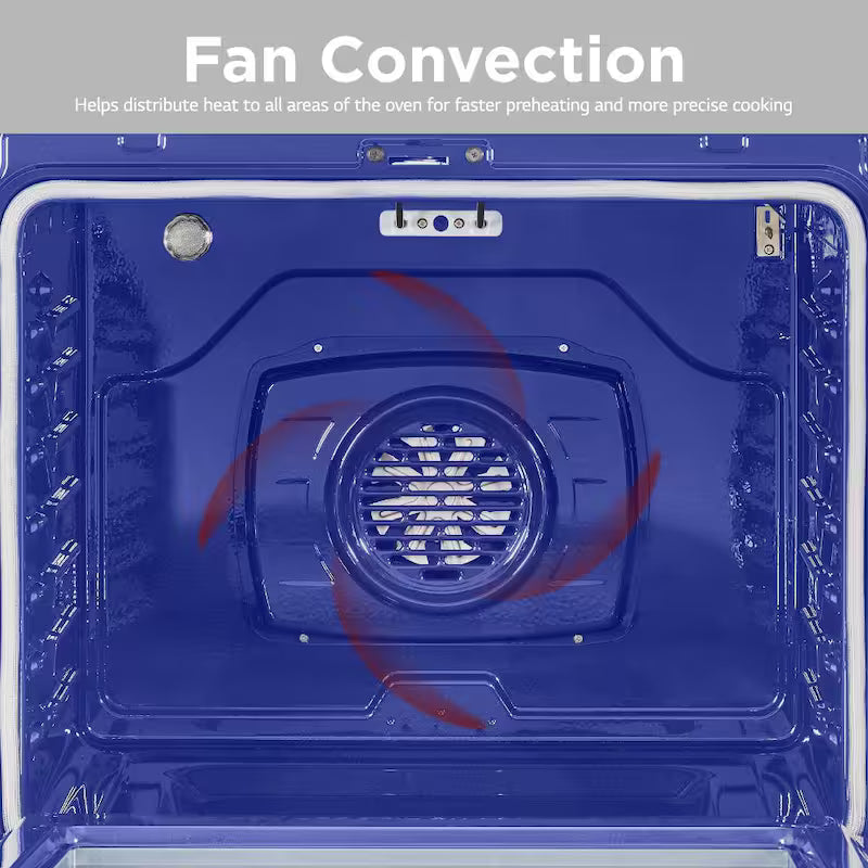 6.3 cu. ft. Smart Wi-Fi Fan Convection Electric Range with AirFry Stainless Steel U10362